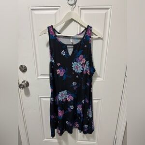 Mudd Black Blue Pink Cut Out Dress. Women’s Size XL